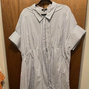 Mini button up shirt dress Victoria Beckham and Target Collab